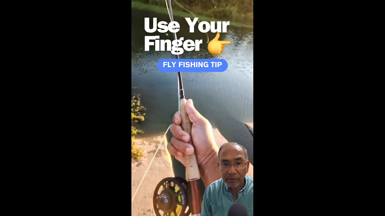 Great Fly Line, Remember Use Your Finger! #flyfishing #fishing #tips