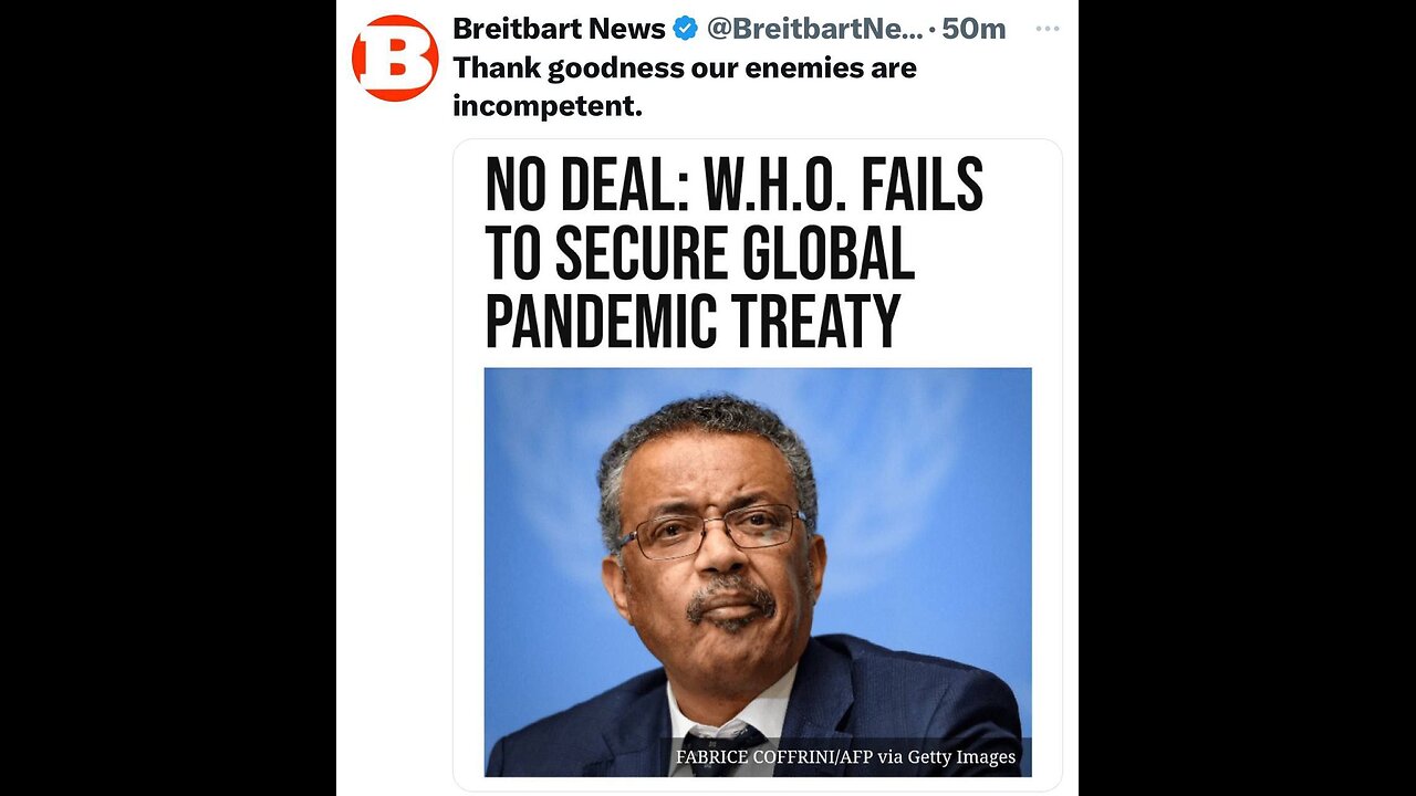 Pandemic Treaty FAILS after Member States failed to reach an agreement!!