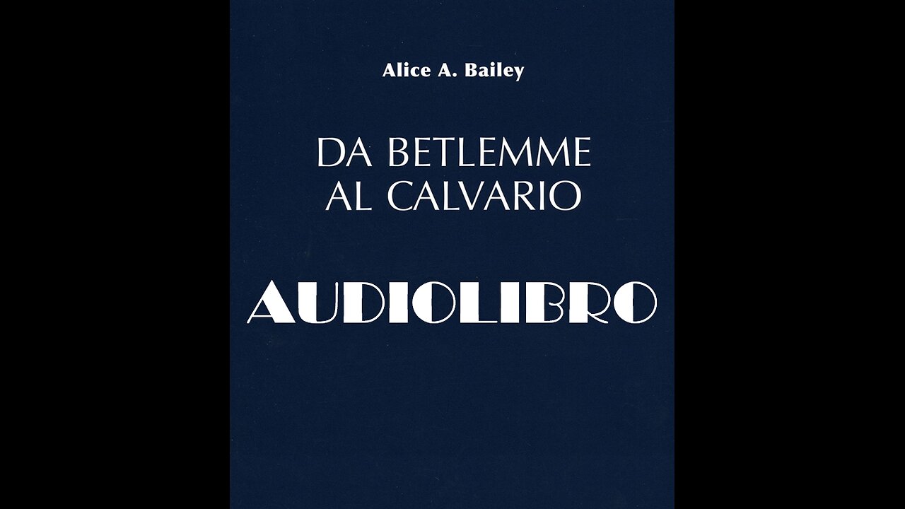 AUDIOLIBRO ' DA BETLEMME AL CALVARIO' DI A. BAILEY 5/7