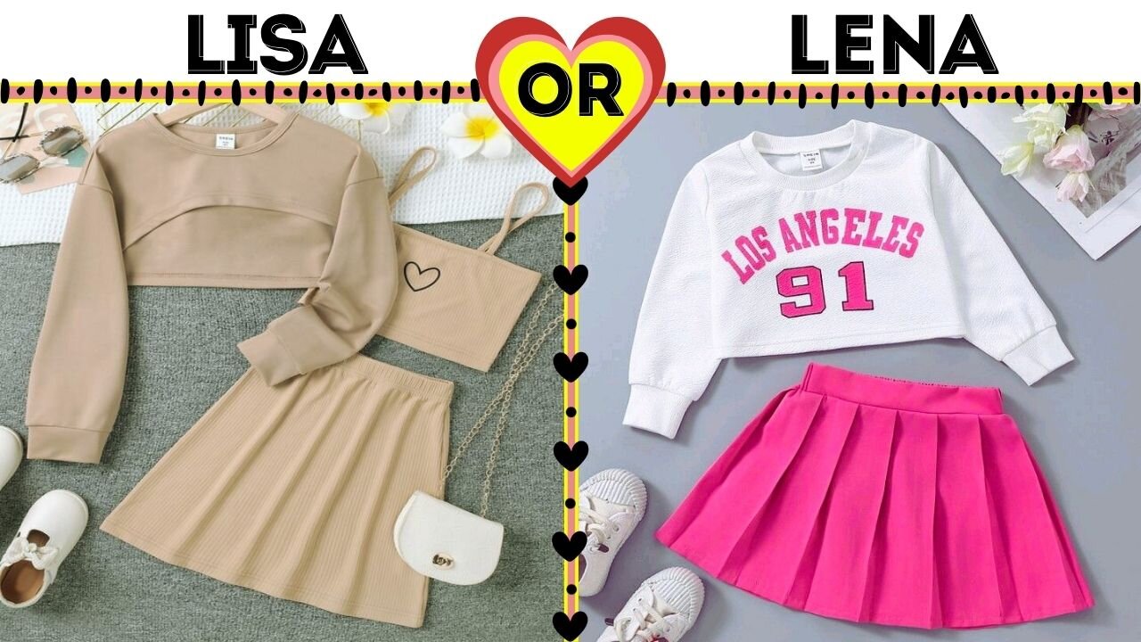 LISA OR LENA 🌟 [FASHION] ♥ #lisa #lisaandlena #lena #lisaorlena #lisalena