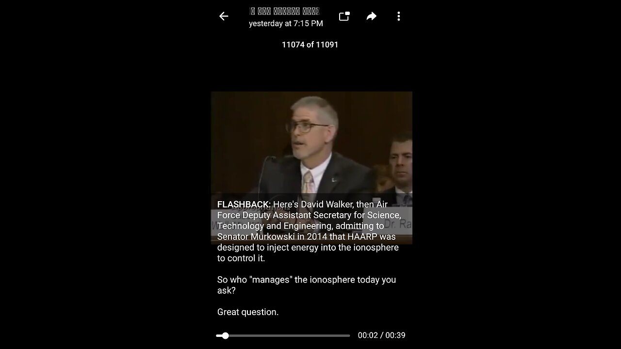 Documentary: Flashback of Air Force Admitting Ionosphere Tampering