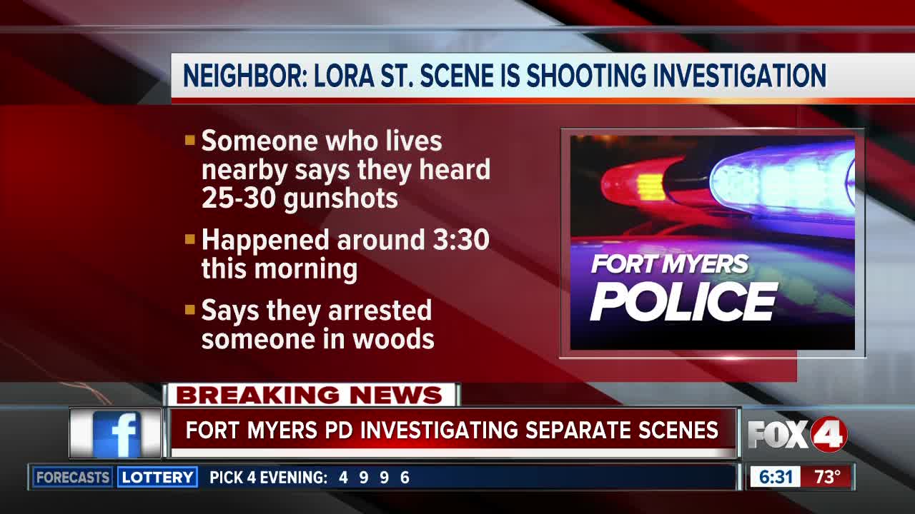 Police investigating two scenes in Fort Myers overnight