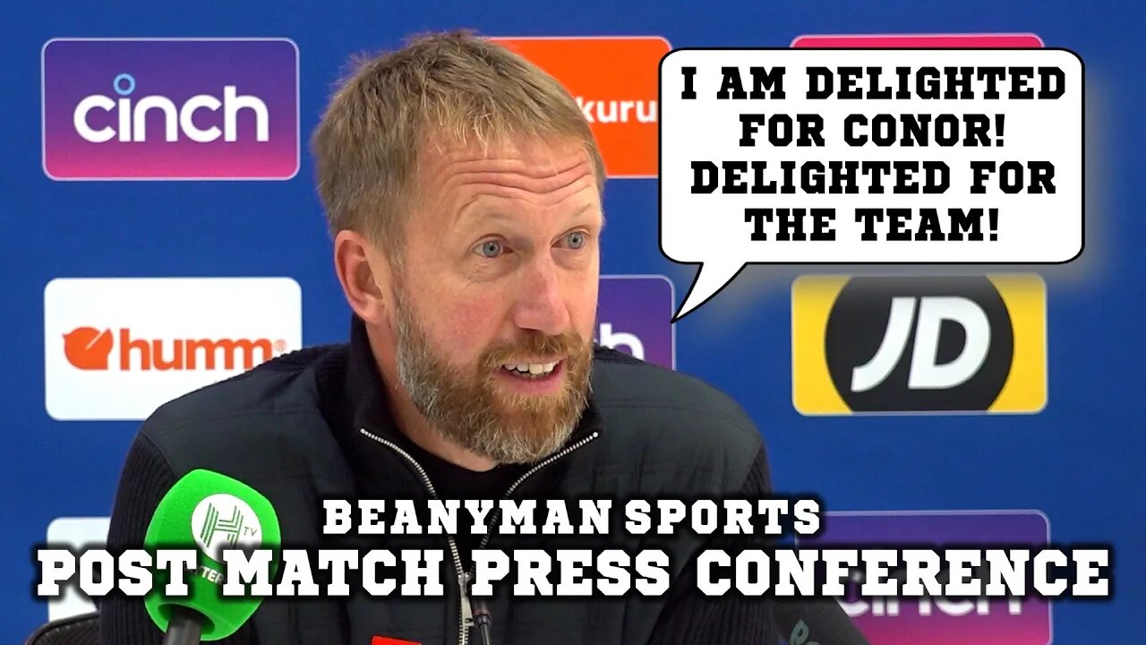 'I am DELIGHTED for Conor! DELIGHTED for the team!' | Crystal Palace 1-2 Chelsea | Graham Potter