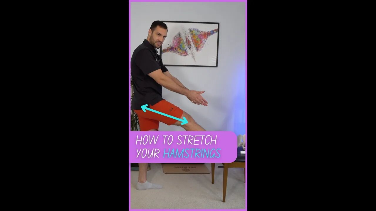 How To Do A Hamstring Stretch Properly 😮 #Shorts