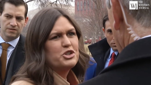 Sarah Sanders Destroys Schumer After Yet Another Reporter Asks if Trump Is a Racist (C)