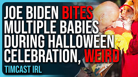 Joe Biden BITES Multiple Babies During White House Halloween Celebration, THIS IS SO WEIRD