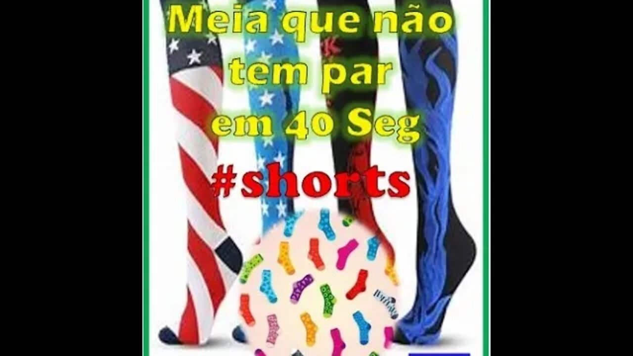 ENCONTRE A MEIA SEM PAR EM 40 SEGUNDOS #shorts