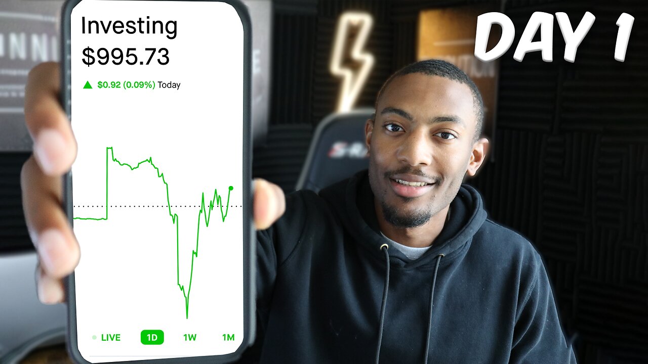 Building a $10,000 Robinhood Portfolio from SCRATCH | Day 1