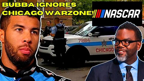 Bubba Wallace & NASCAR Holds CHICAGO URBAN EVENT with Brandon Johnson! IGNORES CITY CRIME WARZONE!