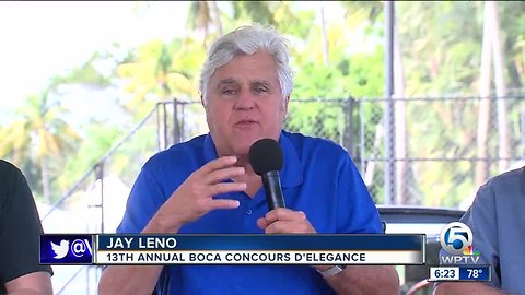 Jay Leno hosts 13th annual Boca Concours D'Elegance