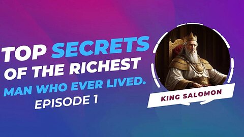 Secrets of the Richest Man who ever lived. Ep 1