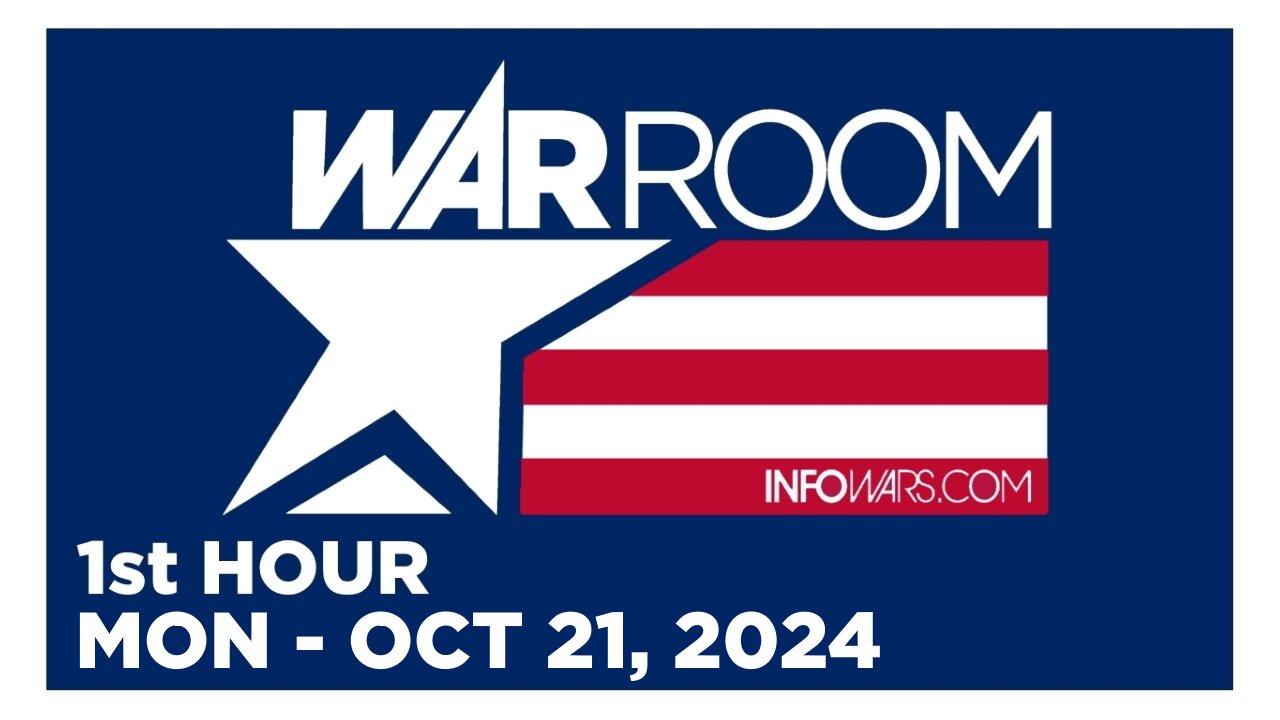 WAR ROOM [1 of 3] Monday 10/21/24 • 2024 ELECTION - News, Reports & Analysis • Infowars