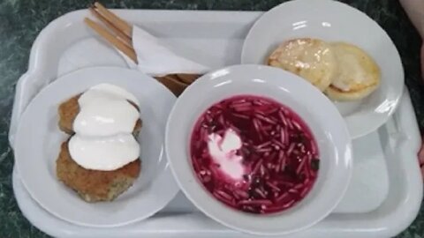 Cheapest Lunch In A Soviet University Cafeteria (Minsk Belarus)
