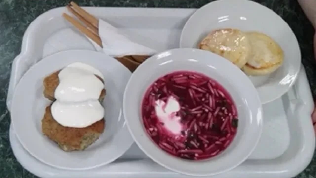 Cheapest Lunch In A Soviet University Cafeteria (Minsk Belarus)