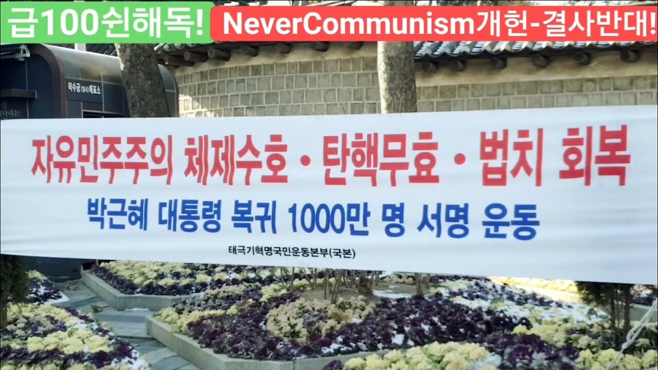 #감기코ㅇ나사망률0.02%#사기코ㅇ나#1인시위#독재저지#국민투쟁#살인100쉰쉰반대#국가존망위기#사기코ㅇ나계엄령#국본#FreedomRally#NeverKoronaMartialLaw