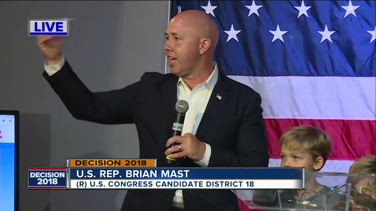 GOP U.S. Rep. Brian Mast re-elected to 2nd term in Florida's 18th House District