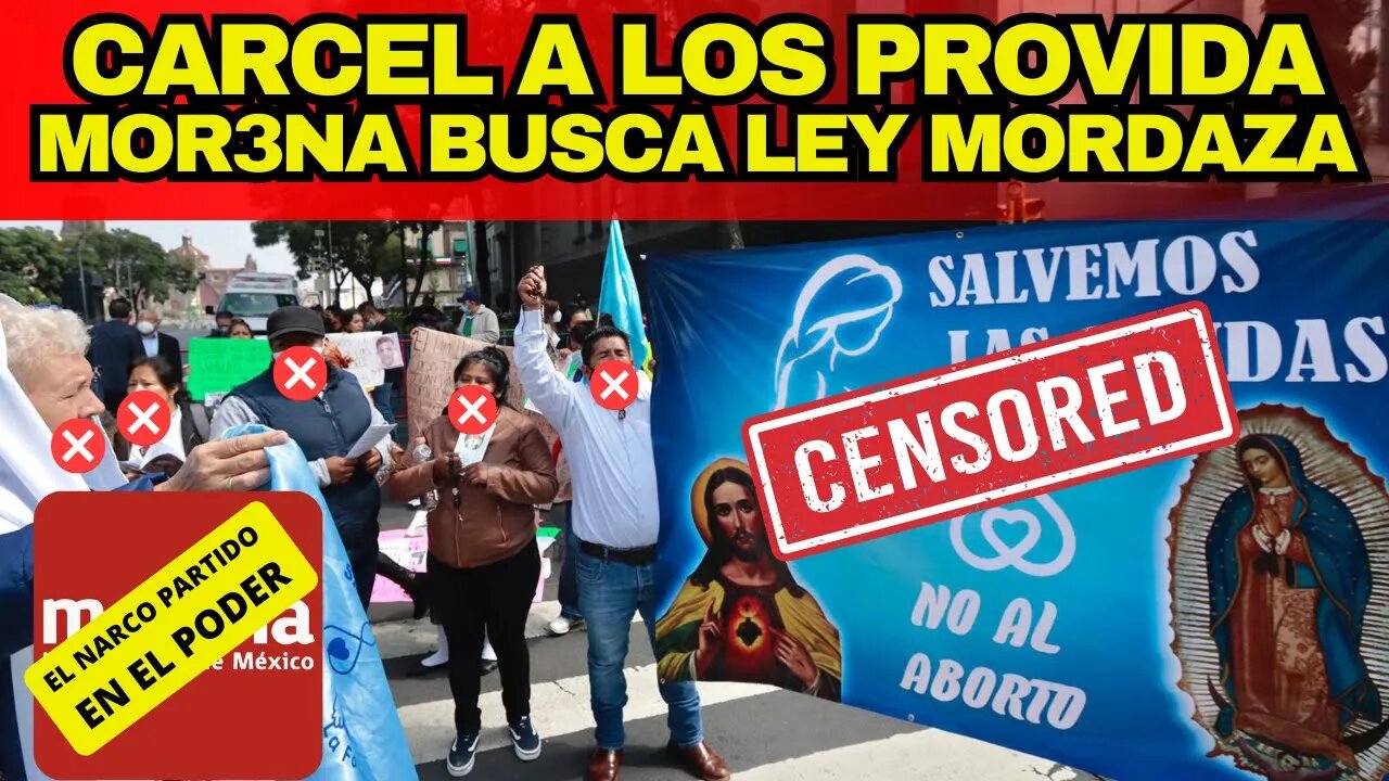 EL PARTIDO DE MOR3N4 BUSCA LEY MORDAZA EN EL ESTADO DE NAYARIT, CARCEL A LOS PROVIDA