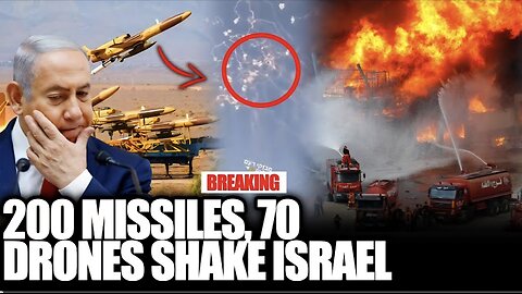 PANIC IN TEL AVIV! Massive Missile Strike From Lebanon Rattle Israeli Cities