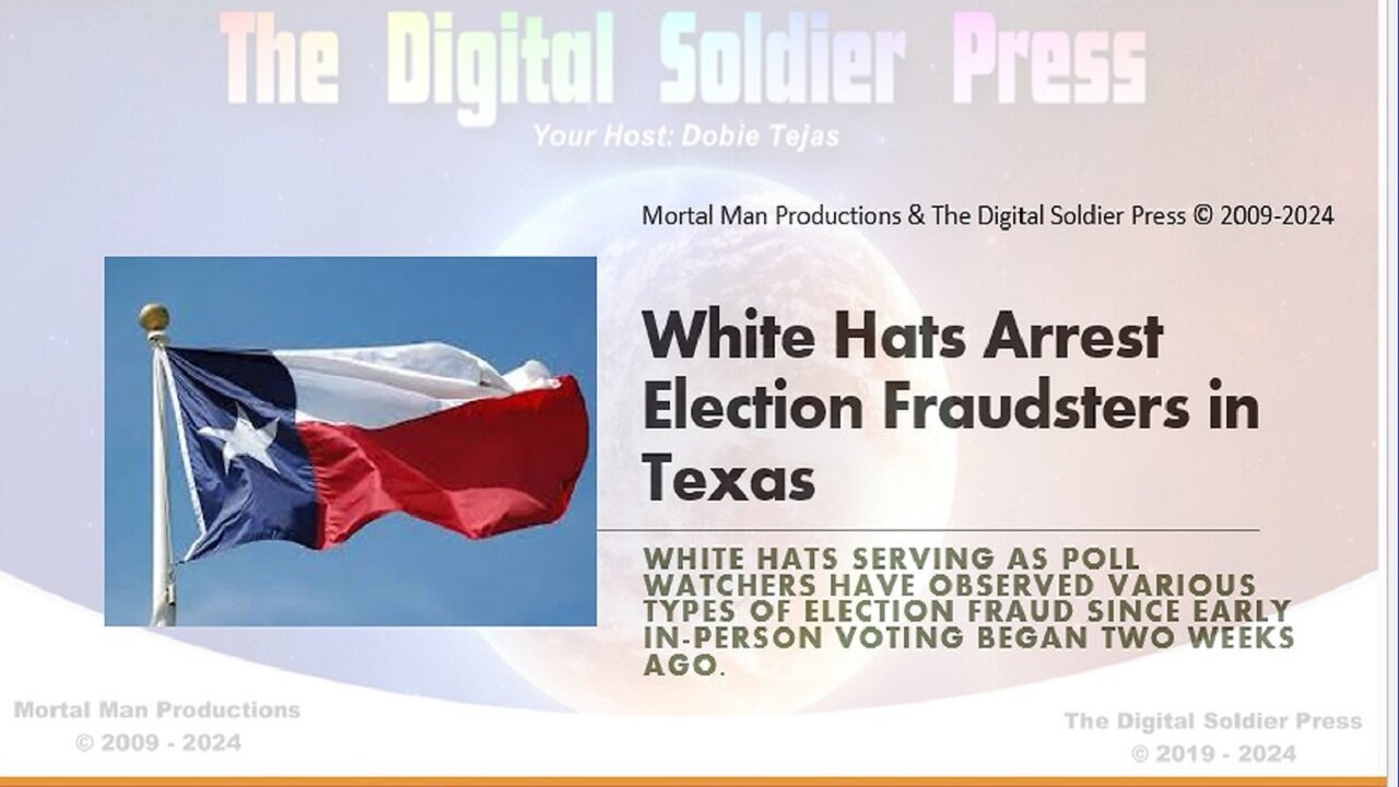 White Hats Arrest Election Fraudsters in Texas