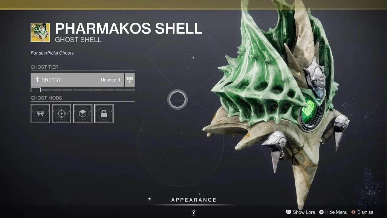 Destiny 2 Pharmakos Shell Legendary Savathun Spire Reward
