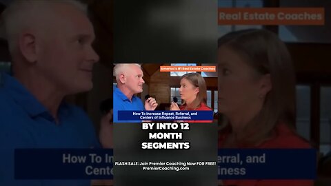 How To Increase Repeat, Referral, and Centers of Influence Business (2) #realestate #shorts