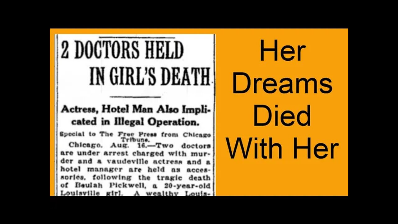 Her Dreams Died With Her