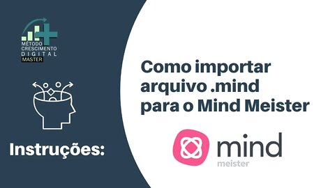 Como importar mapa mental para o Mind Meister