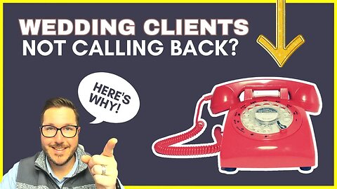 Why People Aren't Calling You Back. Wedding Officiant Secrets