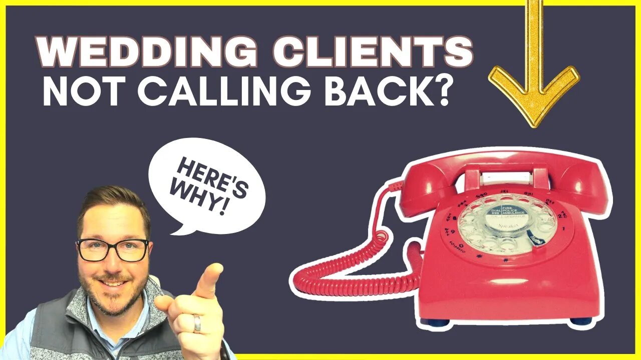 Why People Aren't Calling You Back. Wedding Officiant Secrets