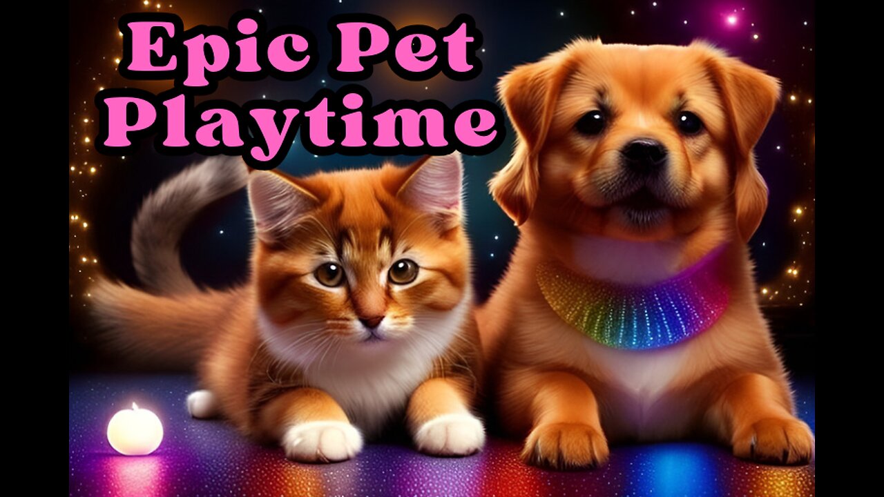 "Epic Pet Playtime: Cats and Dogs Frolicking Together in Adorable YouTube Compilation!"