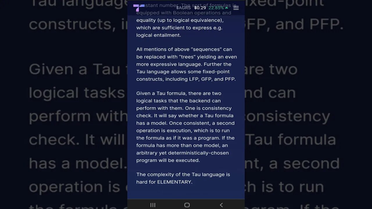 Tau Language low level Summary Part (4 - 4) 💎 #shorts #TauLanguage