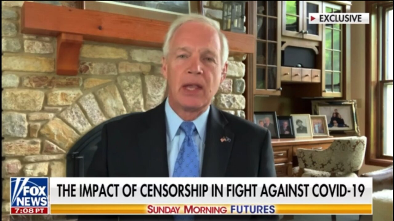 Ron Johnson: "They´re (Social media) suppressing the info and American people are paying the price"