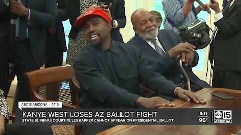 Kanye West loses Arizona ballot fight