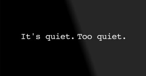 ⚡️ Nov 9 2024 - It's Quiet Out There > Too Quiet