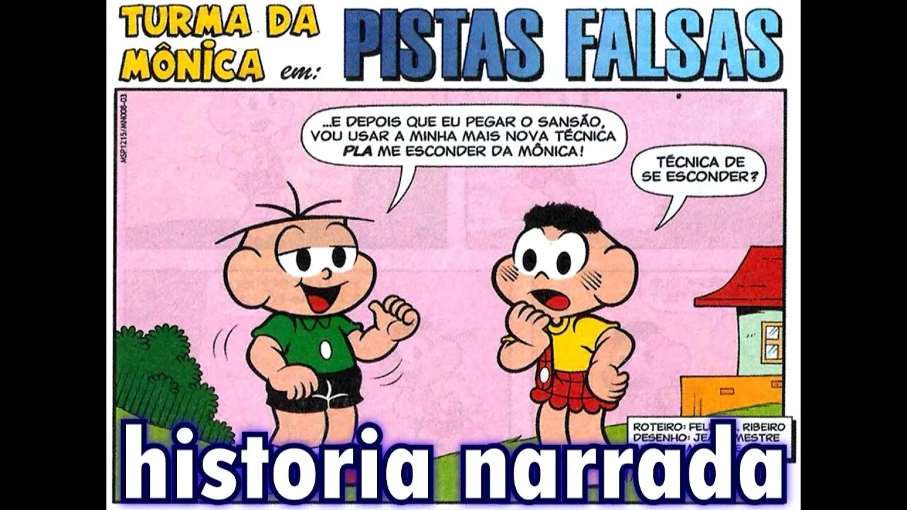 Turma da Mônica em-Pistas falsas | Gibis do Rapha