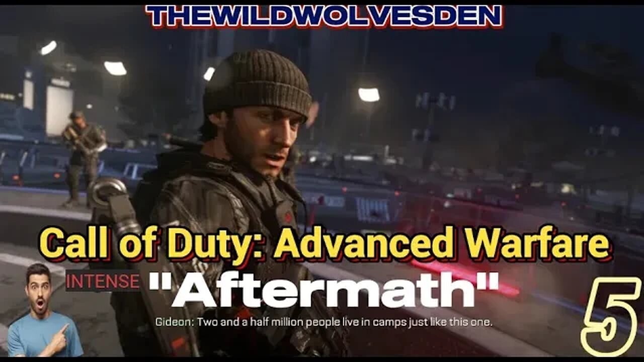 INTENSE Aftermath Mission 5 Gameplay - Call of Duty Advanced Warfare