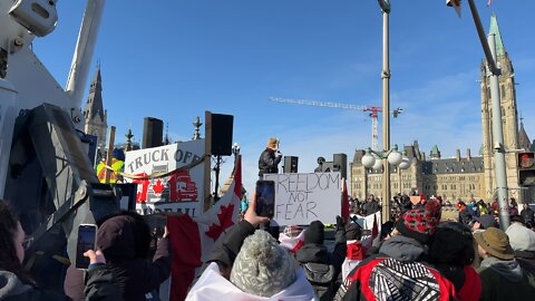 Truckers Convoy in Ottawa, Canada - January 31, 2022