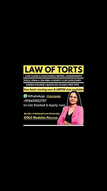 LAW OF TORTS