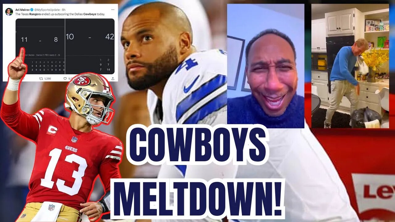 Cowboys MELTDOWN against 49ers! Stephen A Smith, Skip Bayless CLOWN Dallas as REACTION is FURIOUS!