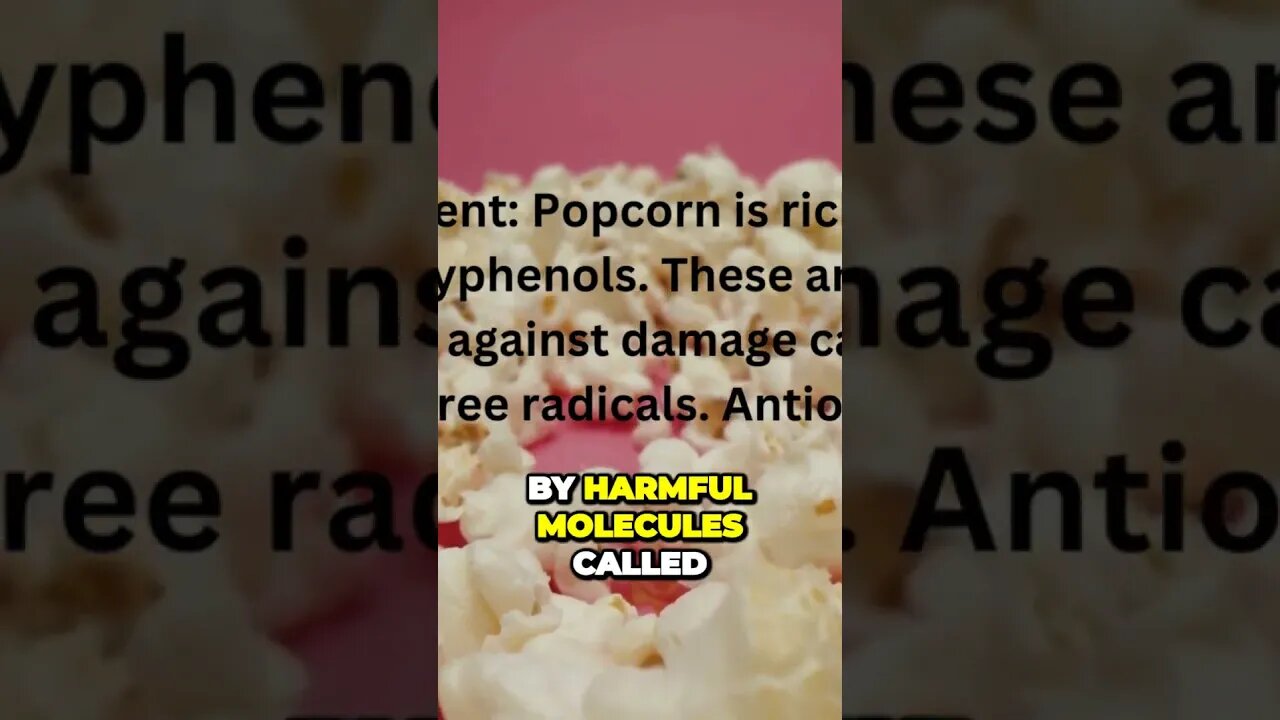 Uncovering the Insane Health Benefits of Popcorn You Didn't Know #shorts