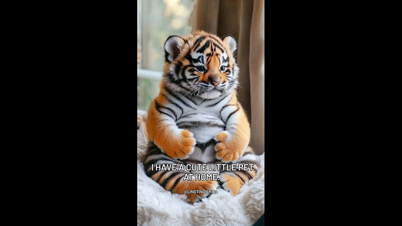 Cute tiger pet everybody wants