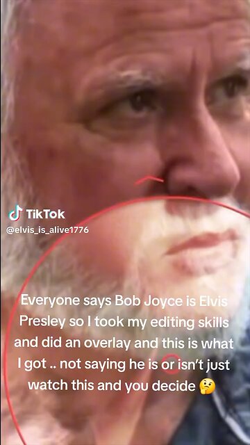 Compare This Overlay Of Elvis & Bob Joyce