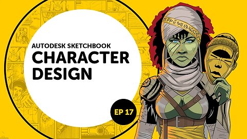 Auto Desk Sketch Book: Character Design ep17