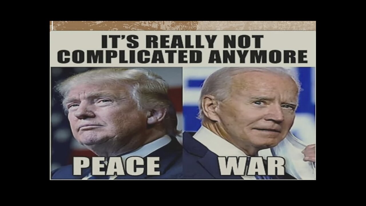 Trump verses Biden were play out once in ancient times