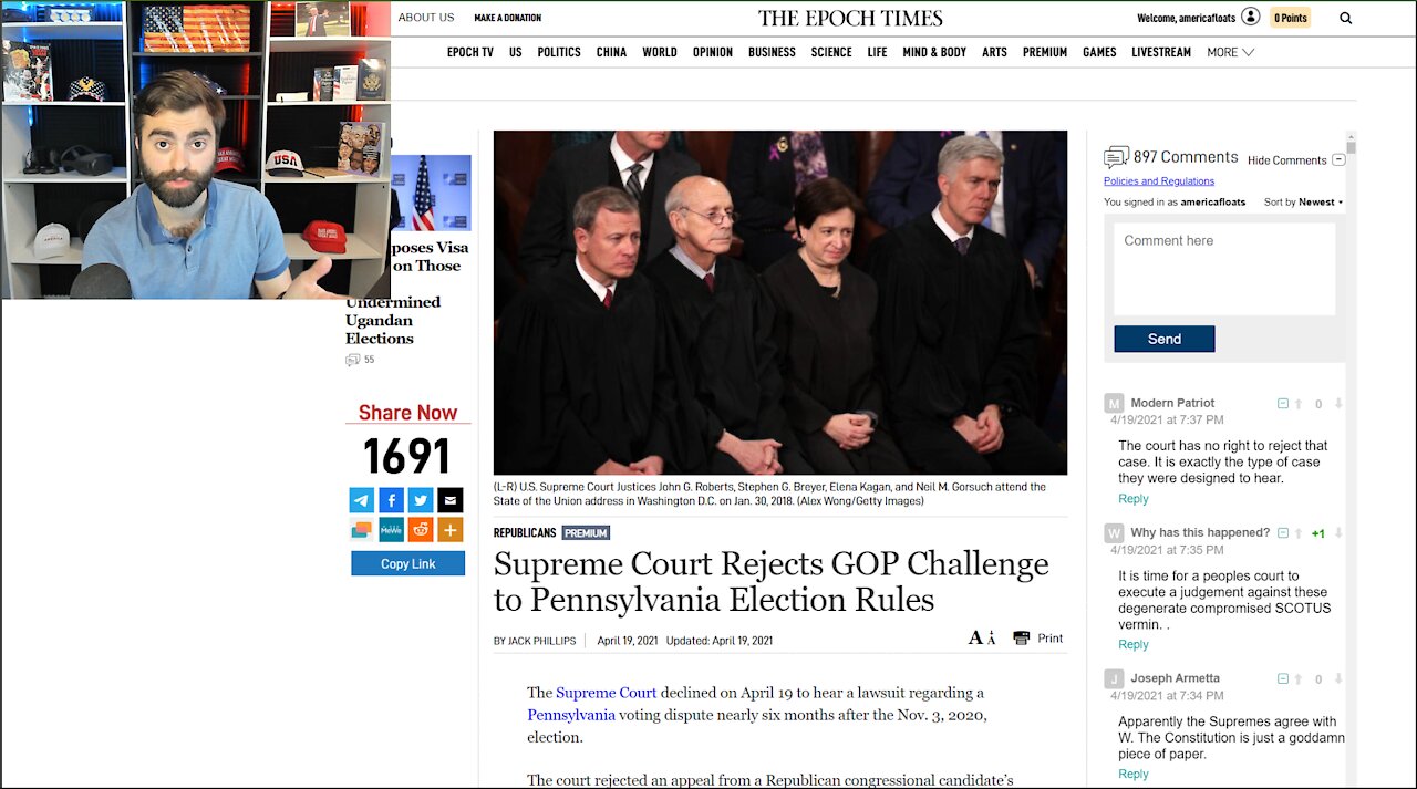 Supreme Court REJECTS Final GOP Challenge On PA Election Laws | Unconstitutional!