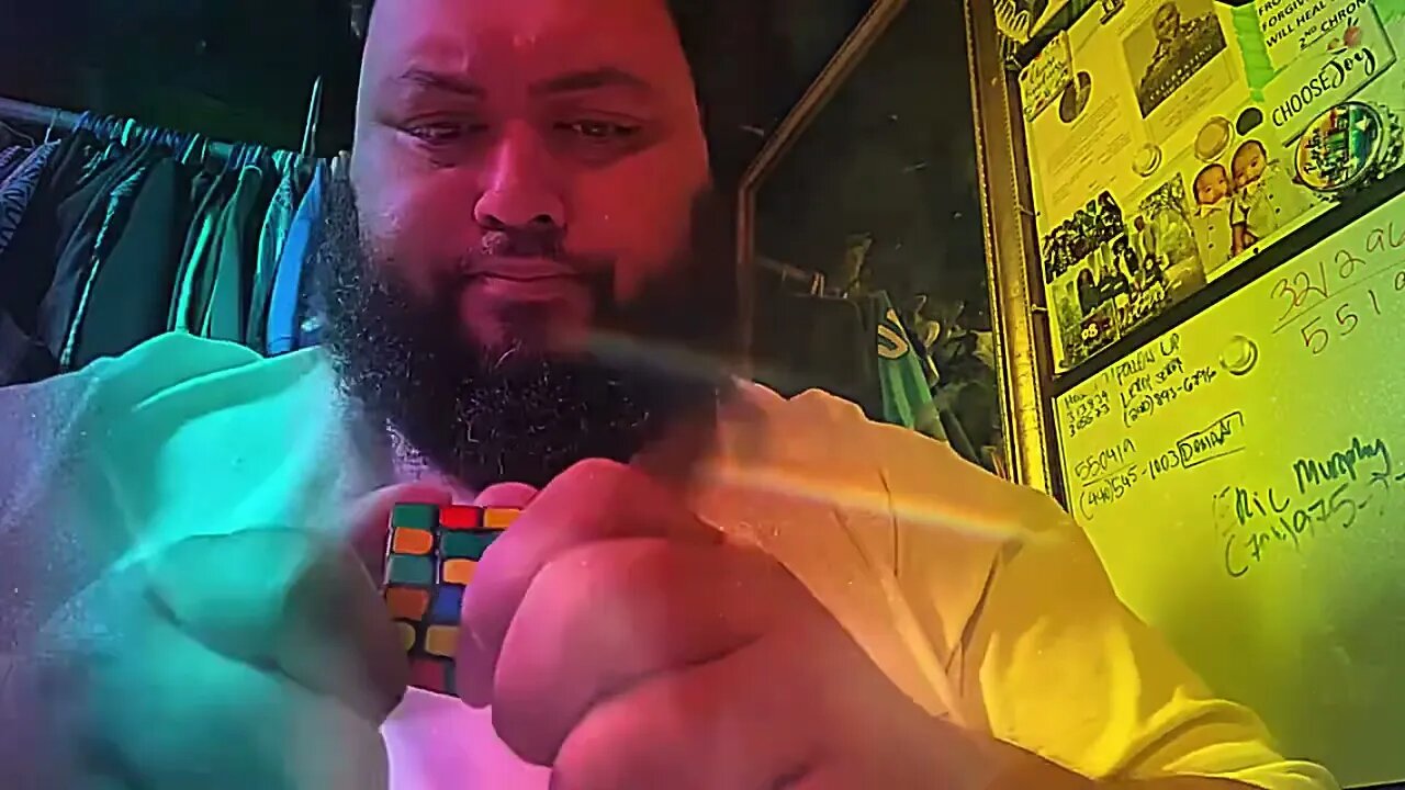 The Samoan Watchman solves a rubik’s cube in record time. Surprise ending