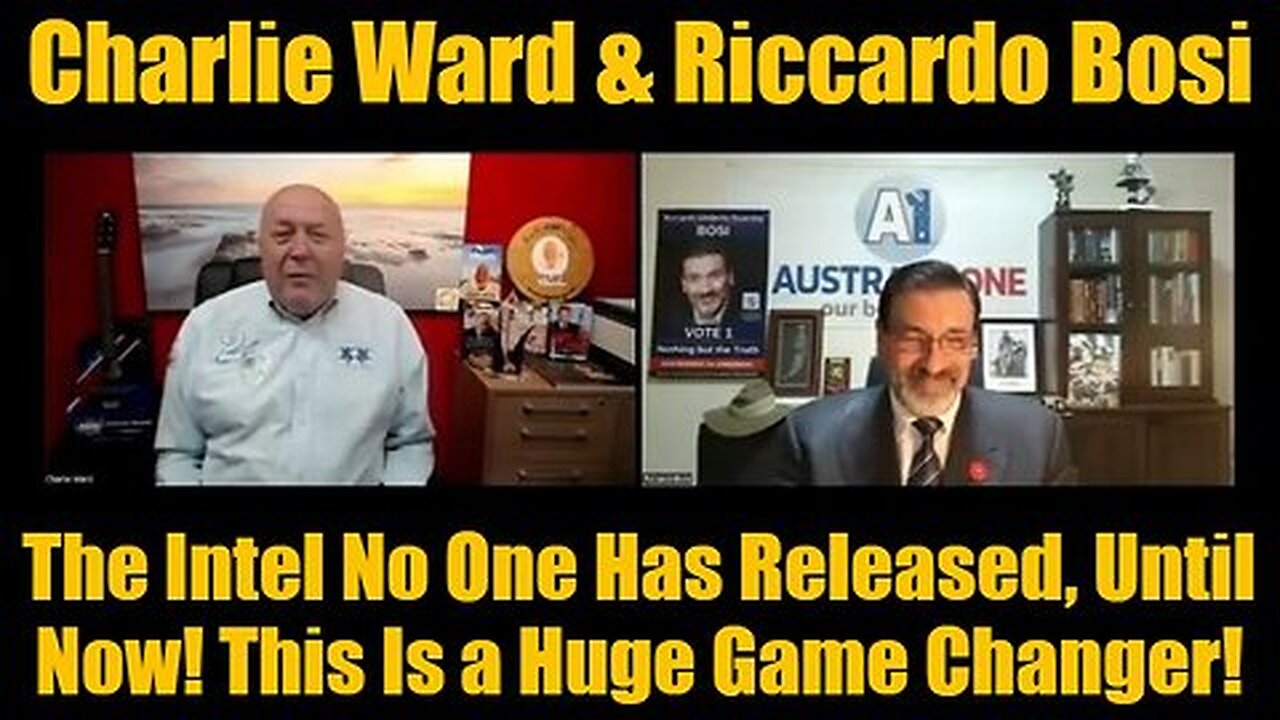 Charlie Ward & Riccardo Bosi- The Intel No One Has Released, Until Now! This Is a Huge Game Changer!