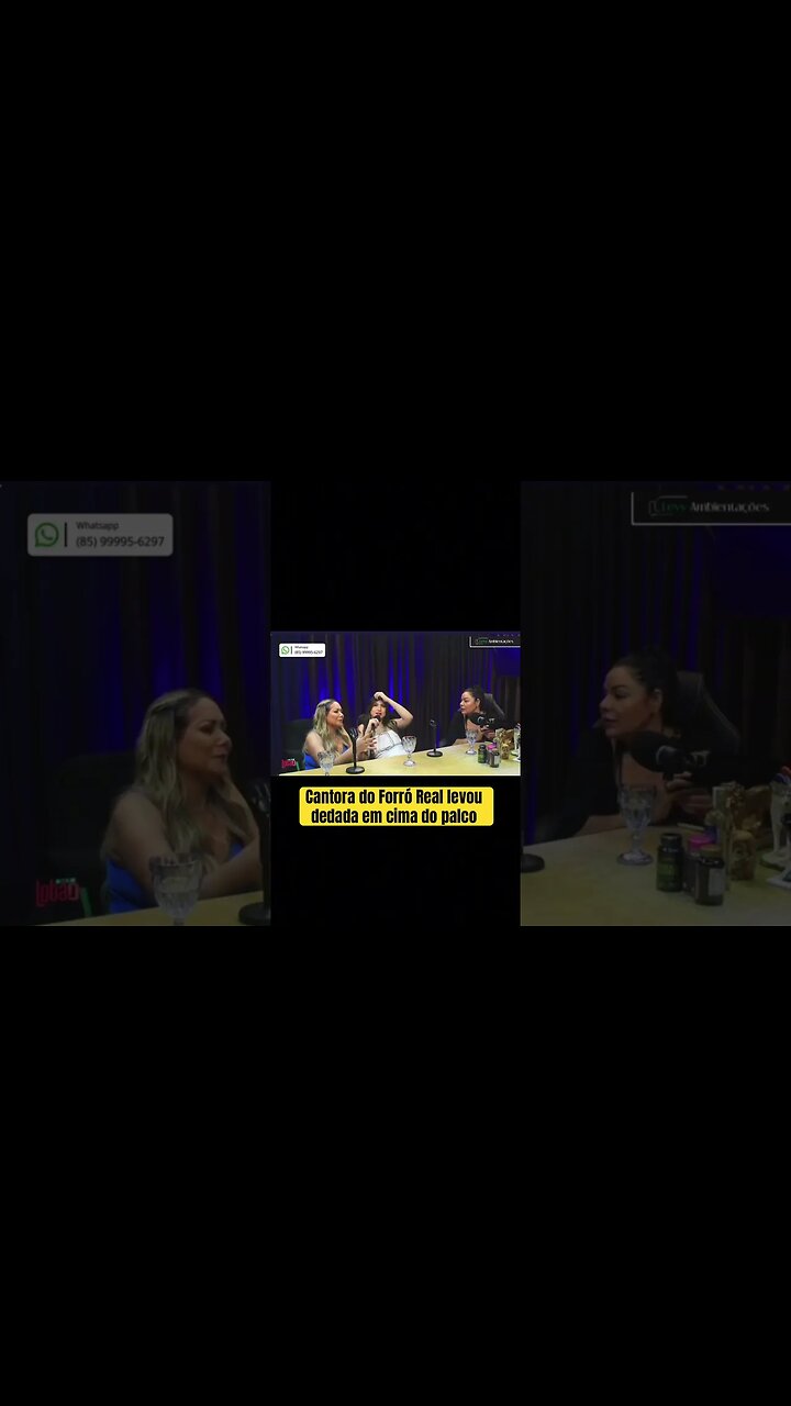 Mannu Castro, cantora do Forró Real levou uma dedada no palco. #shorts #forróreal