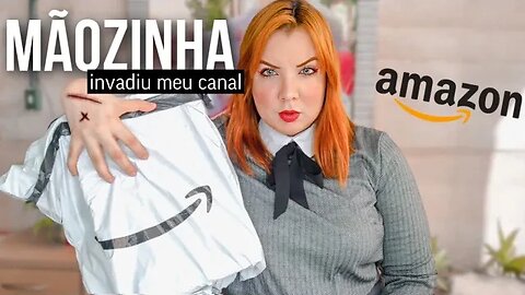 A MÃOZINHA DA WANDINHA INVADIU MEU CANAL: UNBOXING AMAZON | unbox temático