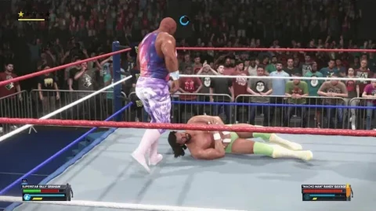 WWE 2K23: Superstar Billy Graham Vs. "Macho Man" Randy Savage (Legend Difficulty)